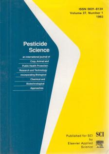 G. T. Brooks, L. G. Copping - Pesticide Science Volume 37, Number 1 1993 [antikvár]
