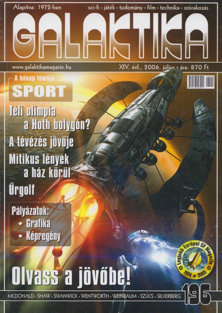 BURGER ISTVÁN - Galaktika 196. XIV. évf. 2006. július [antikvár]