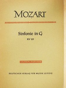 Wolfgang Amadeus Mozart - Sinfonie in G [antikvár]