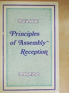G. W. Steidl - Principles of Assembly Reception [antikvár]