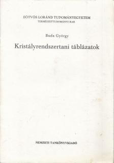 Buda György - Kristályrendszertani táblázatok [antikvár]