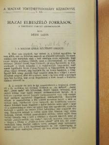 Dézsi Lajos - Hazai elbeszélő források [antikvár]