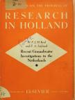 F. A. Liefrinck - Recent Groundwater Investigations in the Netherlands [antikvár]