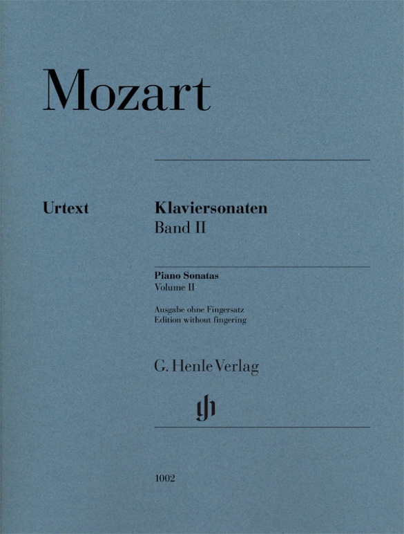 MOZART, W,A, - KLAVIERSONATEN BAND II AUSG. OHNE FINGERSATZ