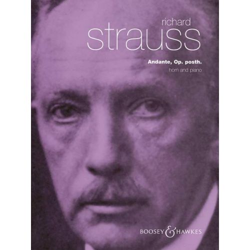 STRAUSS RICHARD - ANDANTE, OP.POSTH. HORN AND PIANO