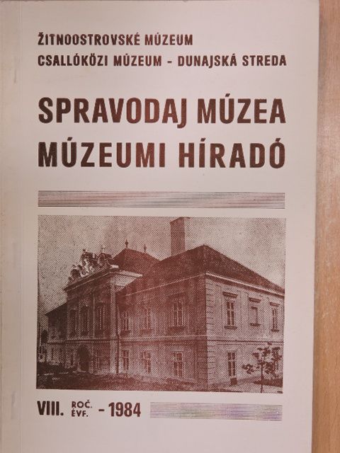 Béla Marczell - Múzeumi Híradó 1984. [antikvár]
