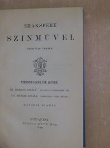 Shakespeare - Shakspere szinművei XVIII. [antikvár]