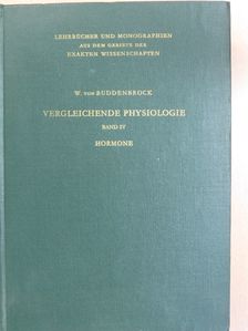 W. von Buddenbrock - Vergleichende physiologie IV. [antikvár]