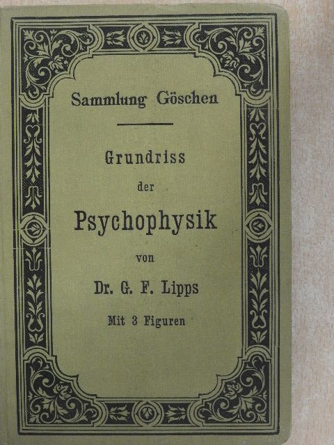 Dr. G. F. Lipps - Grundriss der Psychophysik [antikvár]