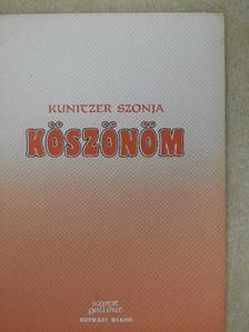 Kunitzer Szonja - Köszönöm [antikvár]
