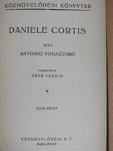 Antonio Fogazzaro - Daniele Cortis I-II. [antikvár]