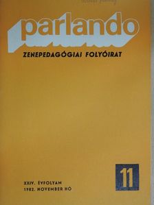 Bárdos Lajos - Parlando 1982. november [antikvár]