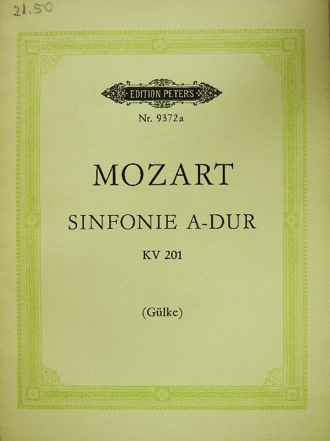 W. A. Mozart - Sinfonie A-Dur [antikvár]