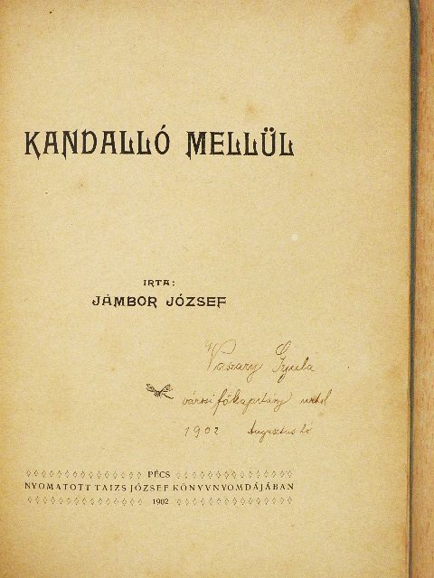 Jámbor József - Kandalló mellül [antikvár]