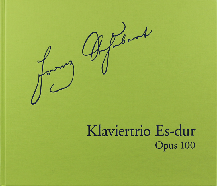 SCHUBERT - KLAVIERTRIO FAKSIMILE
