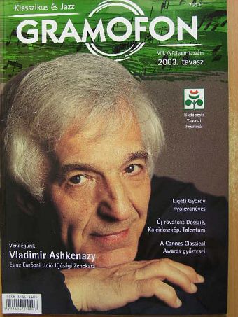 Kerényi Mária - Gramofon 2003. tavasz [antikvár]
