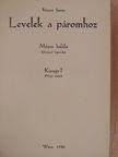 Fényes Samu - Levelek a páromhoz/Mózes halála/Kivagy? [antikvár]