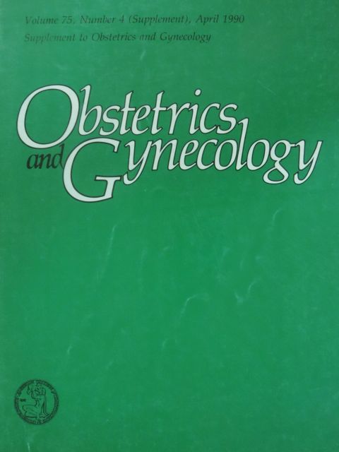 John C. Stevenson - Obstetrics and Gynecology April 1990. [antikvár]