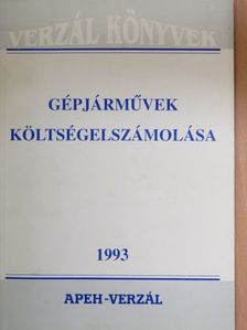 Dr. Mészáros Gyuláné - Gépjárművek költségelszámolása [antikvár]