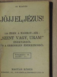 Jöjj el, Jézus! [antikvár]