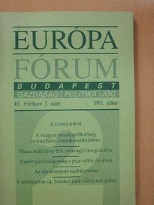 Antalóczy Katalin - Európa Fórum 1993. július [antikvár]