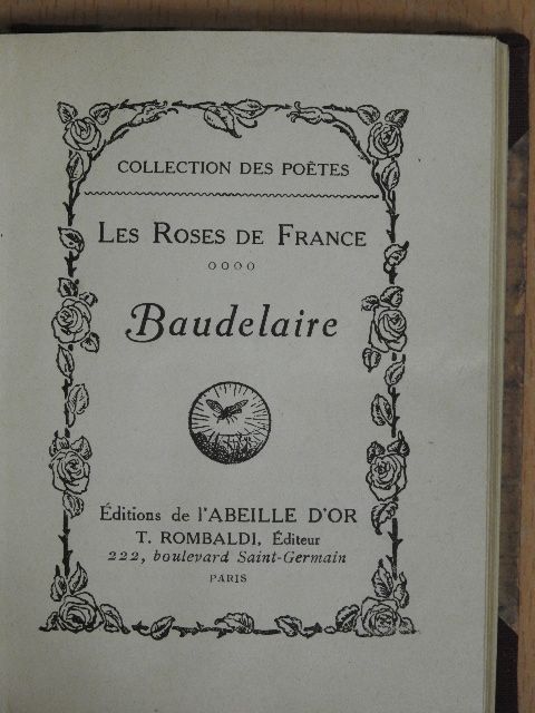 Baudelaire - Les Roses de France [antikvár]