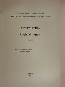 Bukovinszky László - Matematika [antikvár]