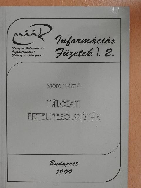 Drótos László - Hálózati értelmező szótár [antikvár]