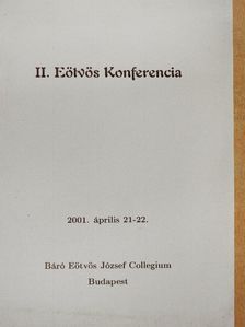 Bella Tamás - II. Eötvös Konferencia [antikvár]