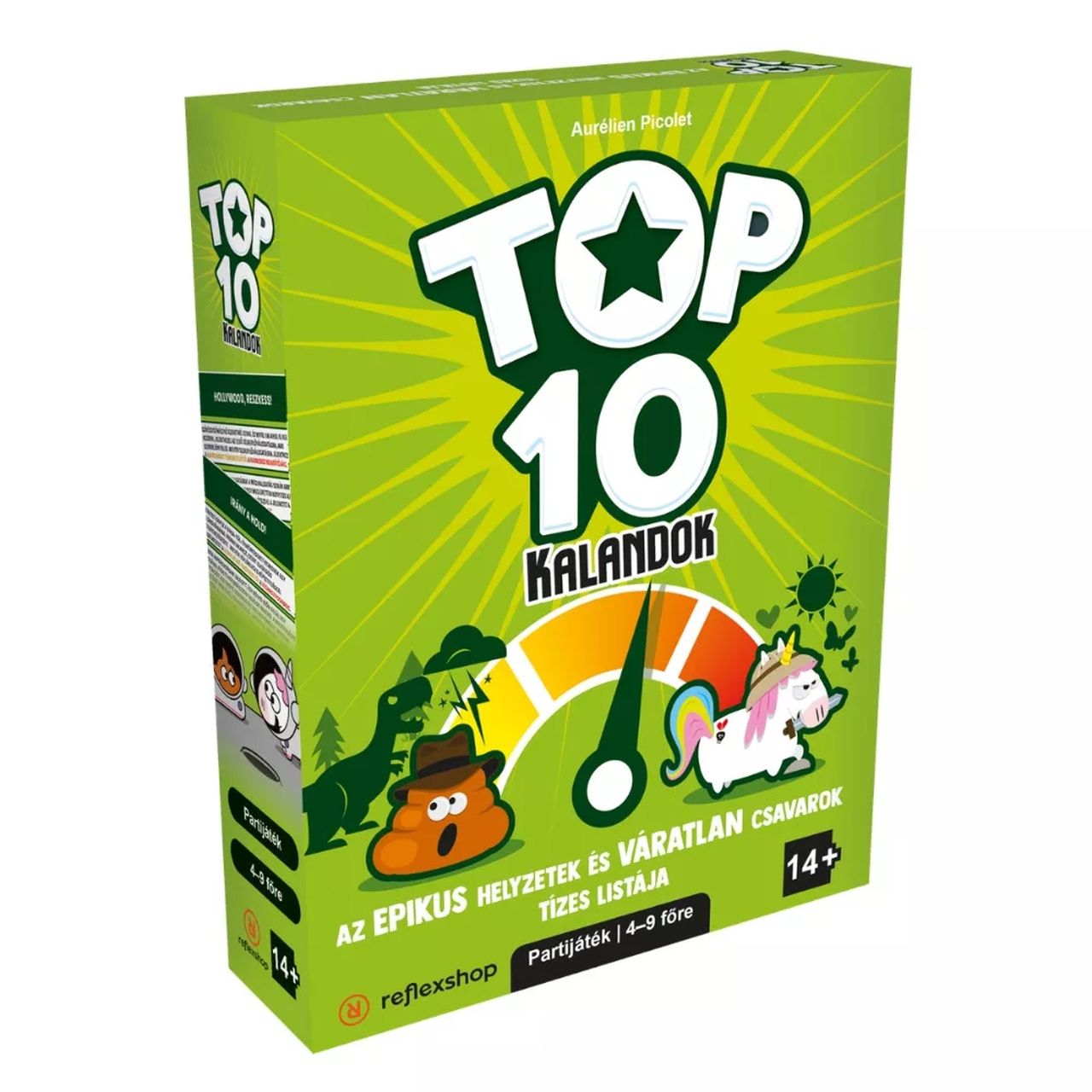CGTOP10ADVRS - Top10: Kalandok - tematikus kooperatív társasjáték