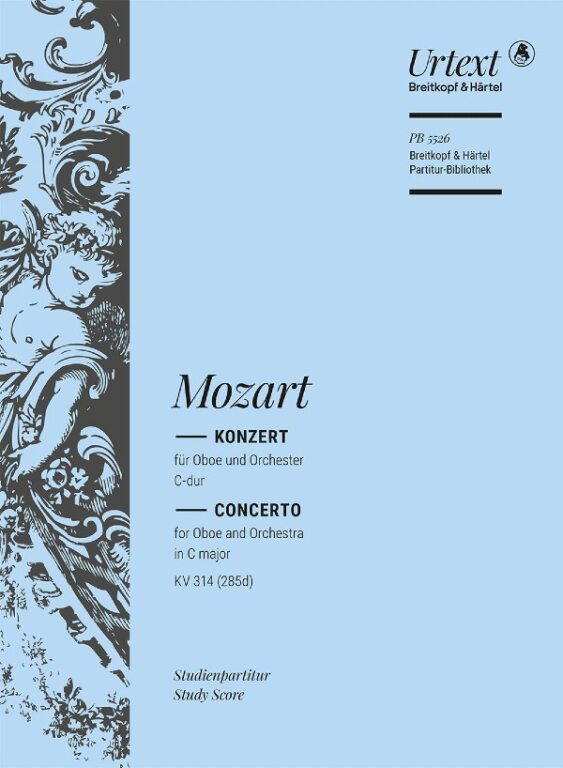 MOZART, W,A, - KONZERT FÜR OBOE UND ORCHESTER C-DUR KV 314 (285d)