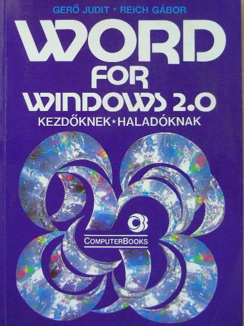 Gerő Judit - Word for windows 2.0 [antikvár]