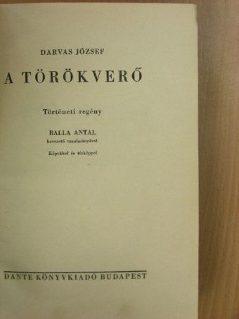 Darvas József - A törökverő [antikvár]