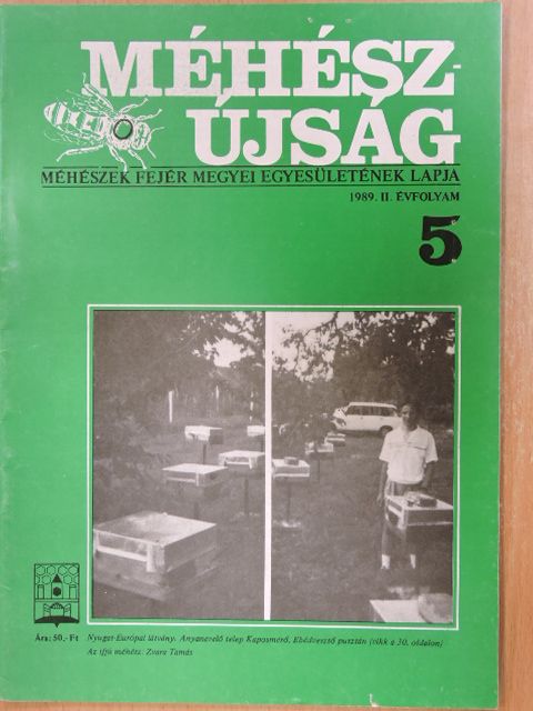 Fazekas József - Méhészújság 1989/5. [antikvár]