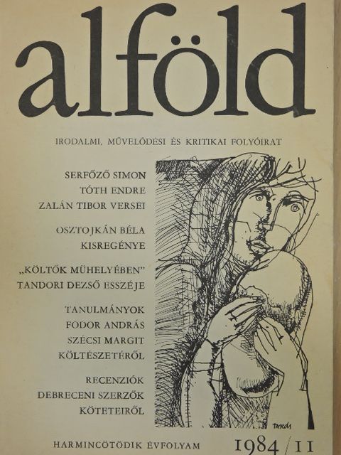 Bakó Endre - Alföld 1984. november [antikvár]