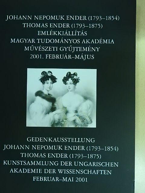 Beke László - Johann Nepomuk Ender - Thomas Ender emlékkiállítás [antikvár]