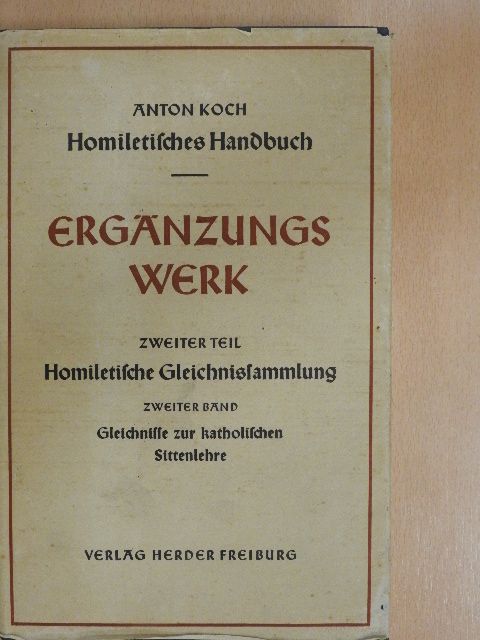 Anton Koch - Ergänzungswerk II/2. [antikvár]