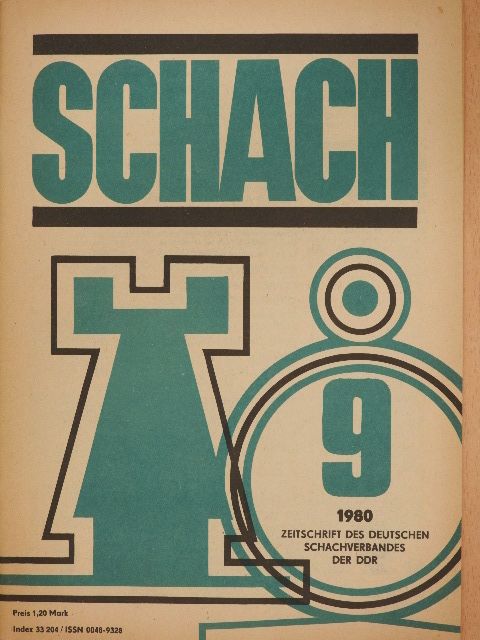Dieter Wales - Schach September 1980 [antikvár]