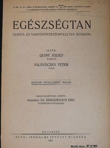 Jaloveczky Péter - Egészségtan [antikvár]