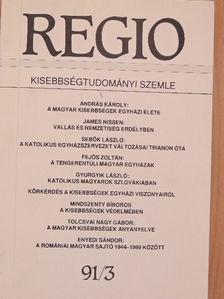András Károly - Regio 1991/3. [antikvár]