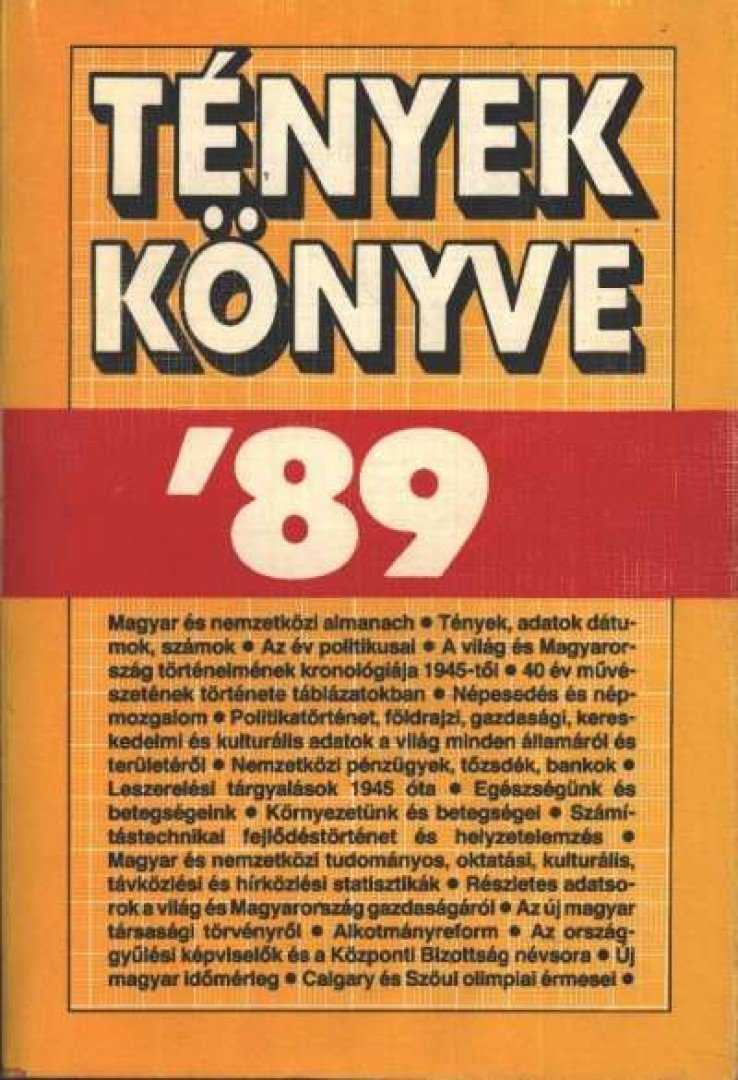 Lipovecz Iván, Baló György - Tények könyve '89 [antikvár]