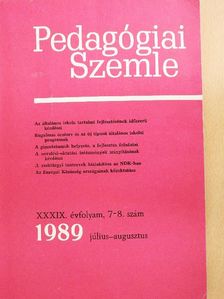 Dr. Bagdy Emőke - Pedagógiai szemle 1989. július-augusztus [antikvár]