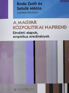 Boda Zsolt - A magyar közpolitikai napirend [antikvár]
