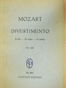 W. A. Mozart - Divertimento [antikvár]