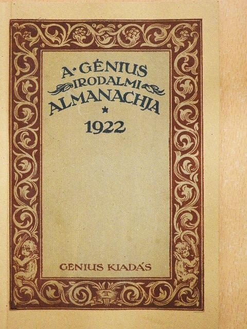 A Genius irodalmi almanachja 1922. [antikvár]
