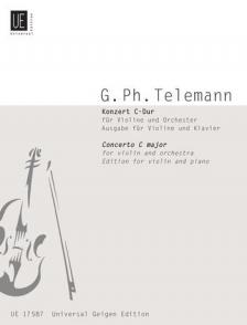 TELEMANN,G.PH. - KONZERT C-DUR FÜR VIOLINE U.ORCH.AUSG.FÜR VIOLINE UND KLAVIER