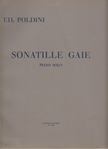 Ed. Poldoni - Sonatille Gaie - Piano solo [antikvár]