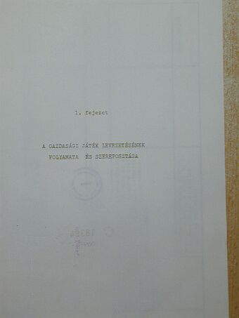 A termelési folyamat tervezése [antikvár]