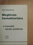 Vass Zsuzsanna - Meghívás homoktortára [antikvár]