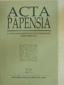 Dr. Hudi József - Acta Papensia 2003/3-4. [antikvár]